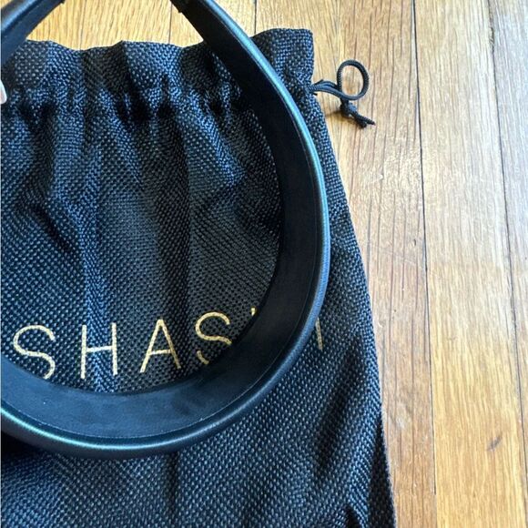 Revolve Shashi Black Faux Leather Lilith Headband main image 11